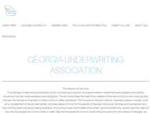 Tablet Screenshot of georgiaunderwriting.com